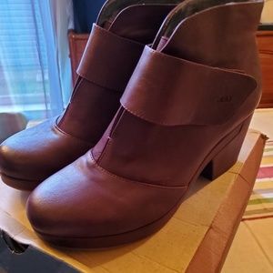 Jambu burgundy colored booties.